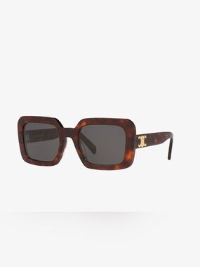 NEW Celine CL40304U sunglasses square-shaped, tortoise colored frames